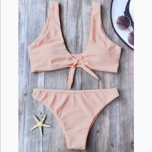 ZAFUL Tie Front Bikini